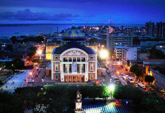 Operahuset Teatro Amazonas i Manaus